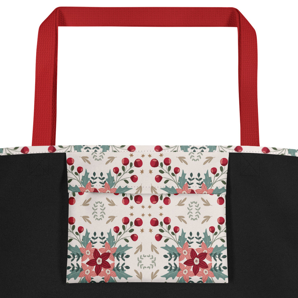 Cozy Christmas Large Tote Bag | Lilli & Yve