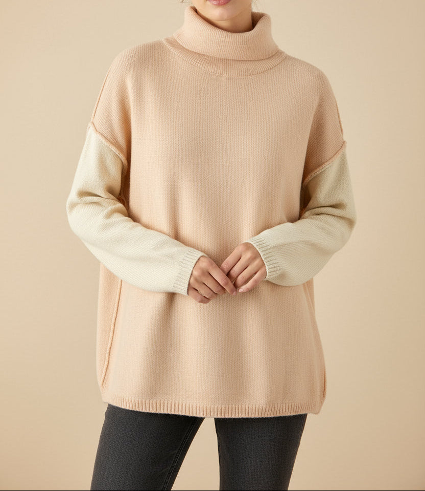Mia Drop Shoulder Knit Sweater (S-2XL) 2 Colors