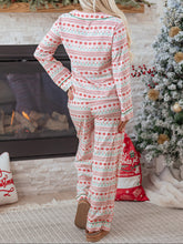 Sarai Christmas Pattern Print Pajamas (S-XL)