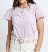 Lovely Eyelet Tee (XS-2XL)