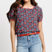 Splendid Navy Floral Top (XS-XL)