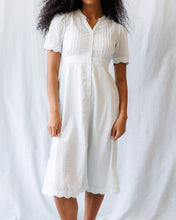 Swiss Dot Scallop Dress (XS-2XL)