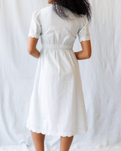 Swiss Dot Scallop Dress (XS-2XL)