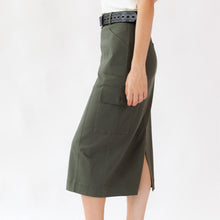 Whitney Olive Green Skirt (XS-2XL)