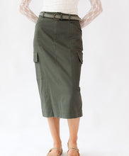 Whitney Olive Green Skirt (XS-2XL)
