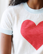 Heart to Heart Ringer Tee (XS-2XL)
