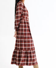 Natalia Brick Plaid Dress (XS-2XL)