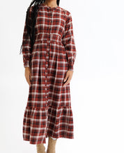 Natalia Brick Plaid Dress (XS-2XL)