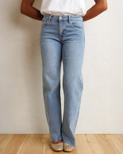 Mid-Rise Wide Stripe Jeans (25-32)
