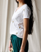 Embroidered Sunflower Fields Tee (XS-2XL)