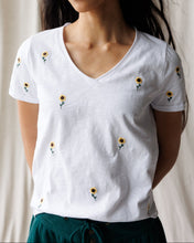 Embroidered Sunflower Fields Tee (XS-2XL)