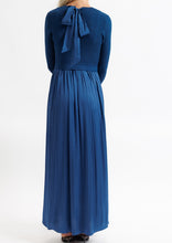 Soho Dark Blue Satin Dress (XS-2XL)