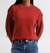 Cable Crew Sweatshirt (XS-2XL)