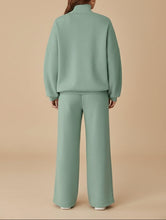 Solid Zip-Up Jacket and Drawstring Pants Set (S-2XL) 4 Colors