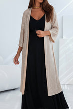 Sequin Open Front Duster Cardigan (S-XL)