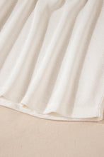 Teresa Color Waffle Half Long Sleeve Top (S-XL)