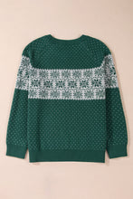 Abigail Pattern Drop Shoulder Sweater (S-4XL)