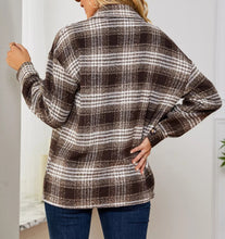 Plaid Button Up Long Sleeve Shacket (S-2XL) 3 Colors