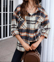 Plaid Print Pocketed Shirt (S-2XL) 2 Colors