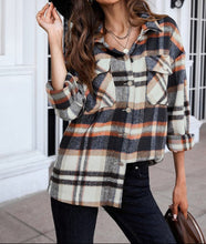 Plaid Print Pocketed Shirt (S-2XL) 2 Colors