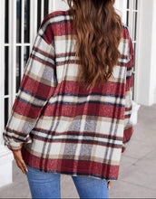 Plaid Print Pocketed Shirt (S-2XL) 2 Colors