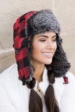 Woman's Buffalo Plaid Trapper Hat (OS) 2 Colors