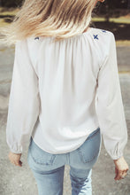 Emavie Long Sleeve Blouse Long Sleeve Top (S-XL)