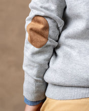 Tipped Cardigan with Elbow Patches (2T-7/8)