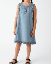 Summer Girls Sleeveless Ruffle Dress (2-12)