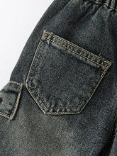 Girls Bow Stretch Wide-Leg Jeans(2-6)