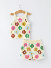 Summer Crochet Floral Girl Set (2-6)