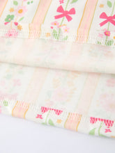 Summer Floral Bow Ruffle Girls Dress (2-6)