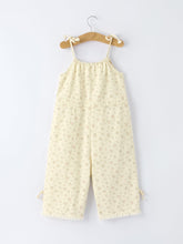 Floral Baby Girl Sleeveless Jumpsuit w/ Pockets (2-7)