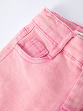 Pink Bow Girls Denim Pants (2-7)