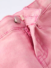 Pink Bow Girls Denim Pants (2-7)