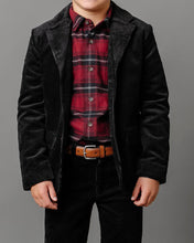 Organic Corduroy Blazer with Elbow Patches (2-12)