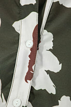 60s Flower Frill Neck Loose Blouse (S-XL)