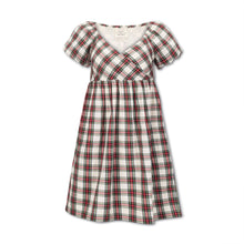 Puff Sleeve Crossover Dress (2-14)