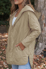 Amelia Snap Hooded Puffer Coat (S-L)