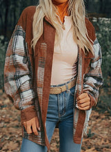 Plaid Corduroy Loose Shacket (S-XL) 2 Colors