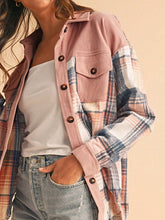 Plaid Corduroy Loose Shacket (S-XL) 2 Colors