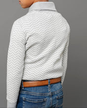 Organic Intarsia Shawl Collar Sweater (2T-8)