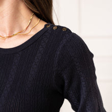 Organic Fancy Black Sweater Dress (4-14)