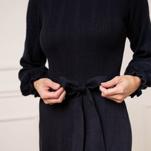 Organic Fancy Black Sweater Dress (4-14)