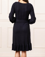 Organic Fancy Black Sweater Dress (4-14)