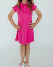 Hot Pink S/S Polo Dress (2T-9/10)