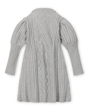 Organic Mock Neck Button Placket Sweater Dress (2T-8)