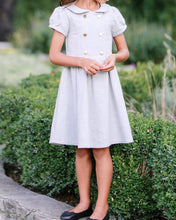 Organic Double Breasted Flannel Dress (2T-12)