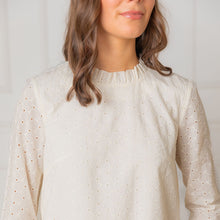 Organic Ruffle Neck Top (2-10)