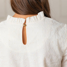 Organic Ruffle Neck Top (2-10)